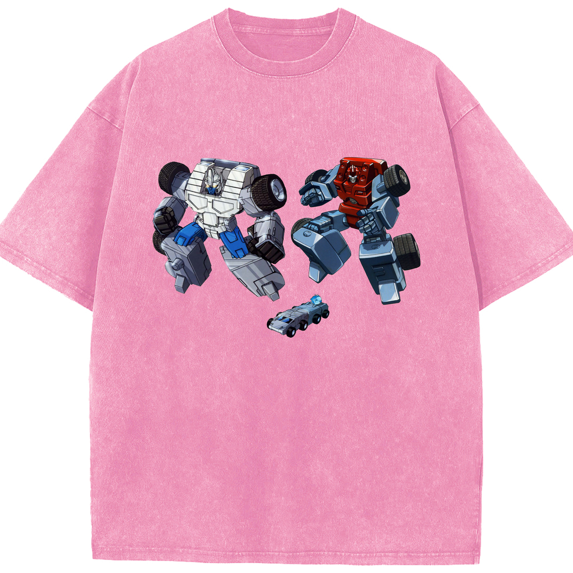 （画像用）  綿100% ヴィンテージ風 半袖Tシャツ（フロントプリント）